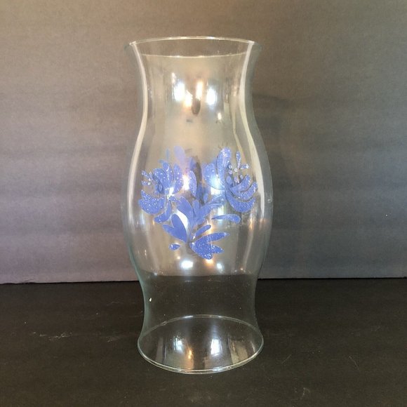 Pfaltzgraff Yorktowne Glass Hurricane Candle Holder Chimney Shade Box 11" READ - Picture 3 of 8
